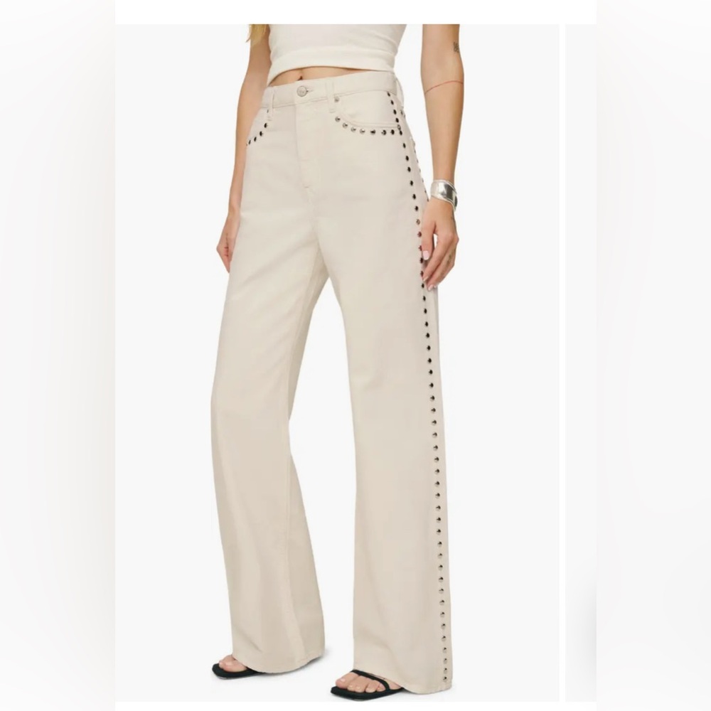 Reformation Cary Studded Jeans